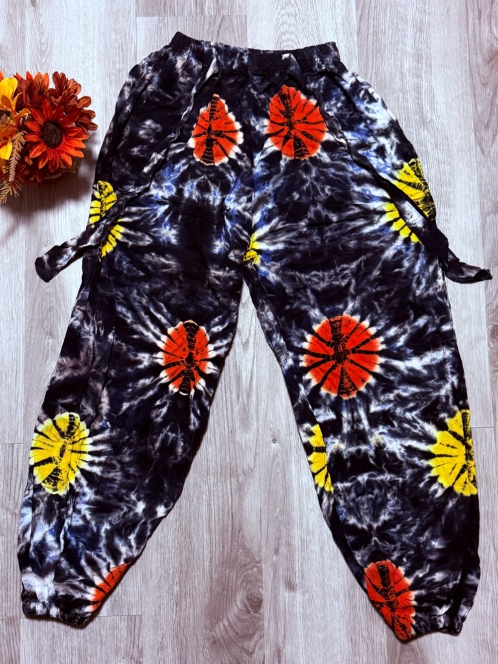 Women’s Tie-Dye Harem African Boho Jogger Baggy Hippie Yoga pants